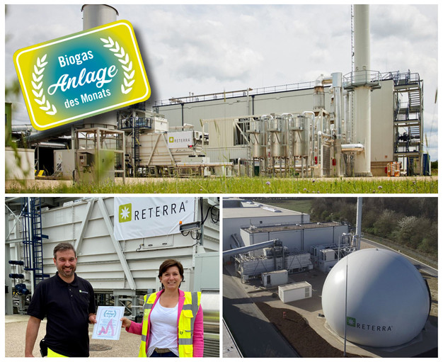 Vergärungsanlage der RETERRA Service GmbH - Anlage des Monats Juli 2021