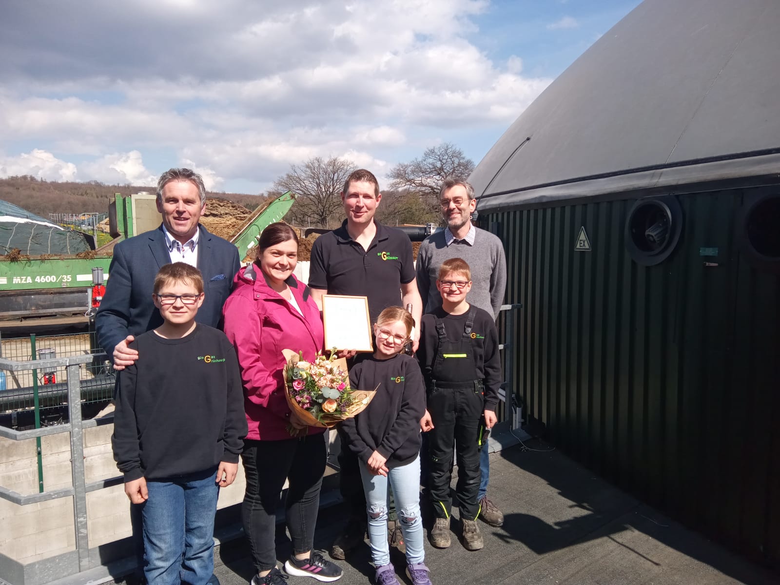 Biogasanlage Familie Christian Grünhaupt - Anlage des Monats April 2023